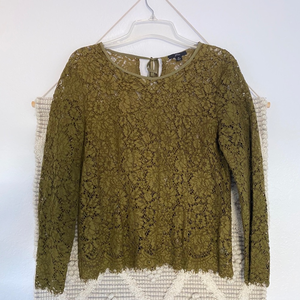 JCrew Lace Top